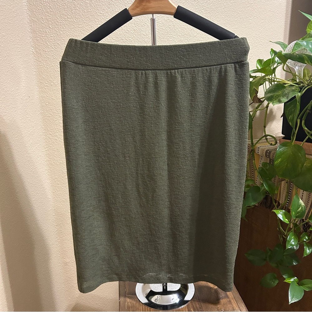 Liz Claiborne Classic Green Pencil Skirt